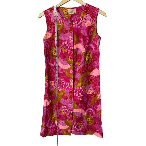 Vintage Made In Hawaii For Kimo's Polynesian Shop Hawaiian Dress Sleeveless Rare - Picture 4 of 9